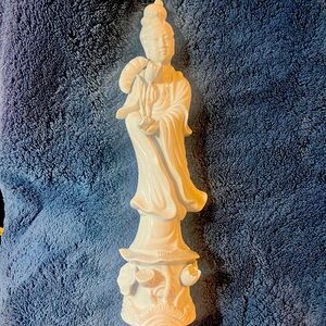 💃20th Century Chinese Blanc De Chine Porcelain Deity Guan Yin(Kwan Yin)
#B-100